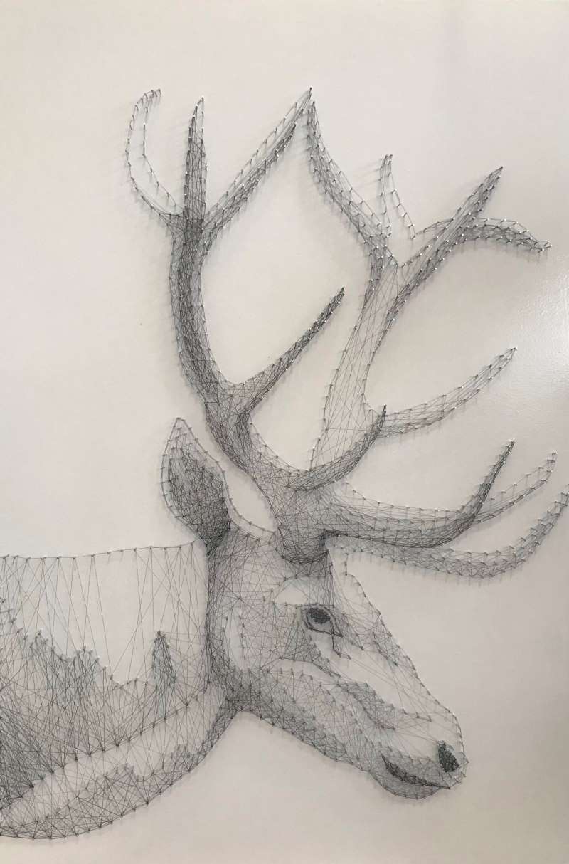 String art op mdf | 50 x 70 cm | Verkocht